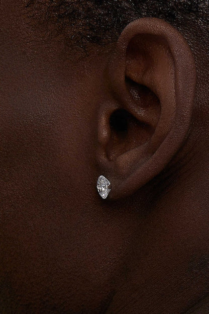 Four Claw Diamond Earrings