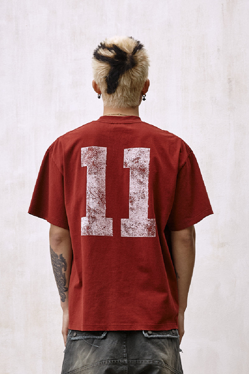 11 Print Boxy Retro Tee