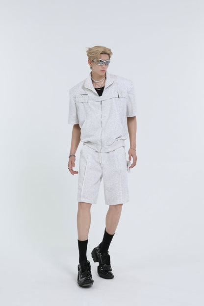 Straight Zip-Up Tee