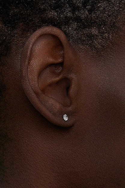Diamond Claw Stud Earrings