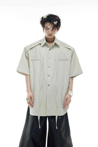 Ribbon Detail Shirt Tee