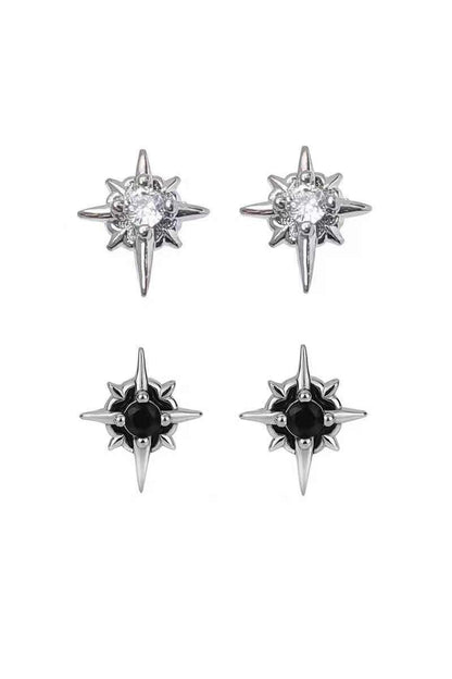 Starburst Hip Hop Earrings