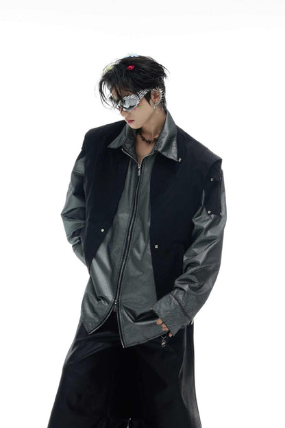 Deconstructed Mesh Utility Shirt