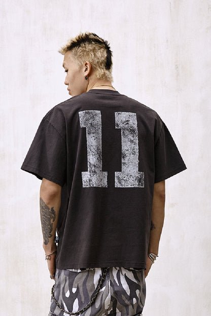 11 Print Boxy Retro Tee