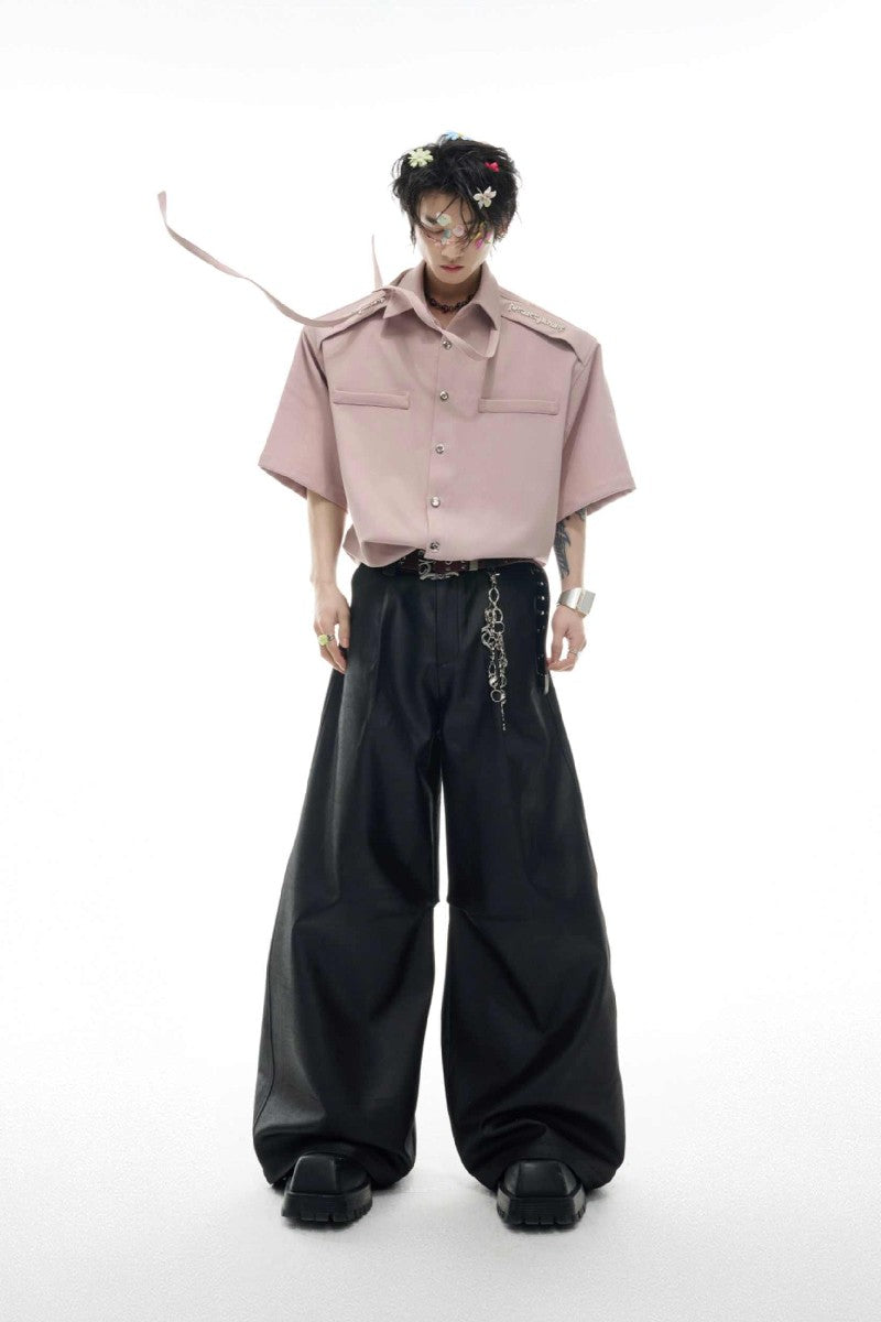 Ribbon Detail Shirt Tee