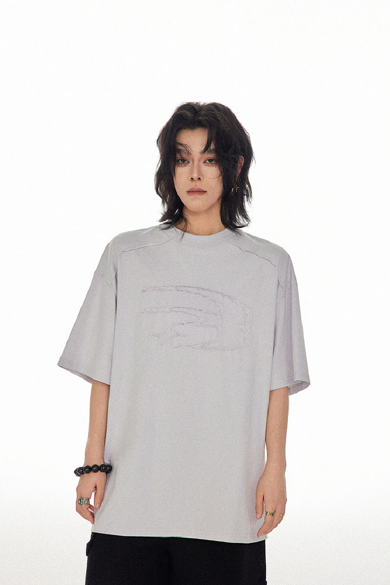 Patchwork Logo Cotton Tee