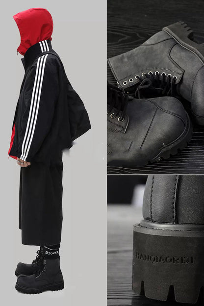 Deconstructed Platform Martin Boots