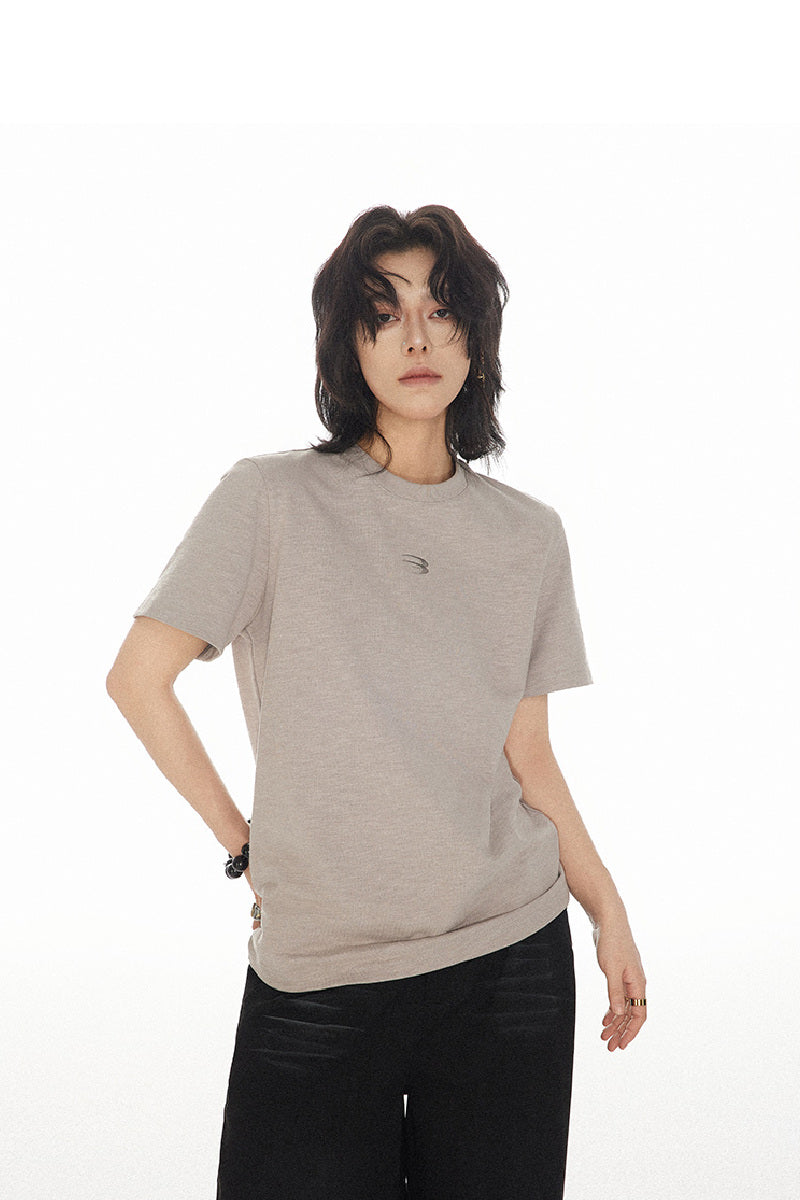 Slim Fit Logo Cotton Tee