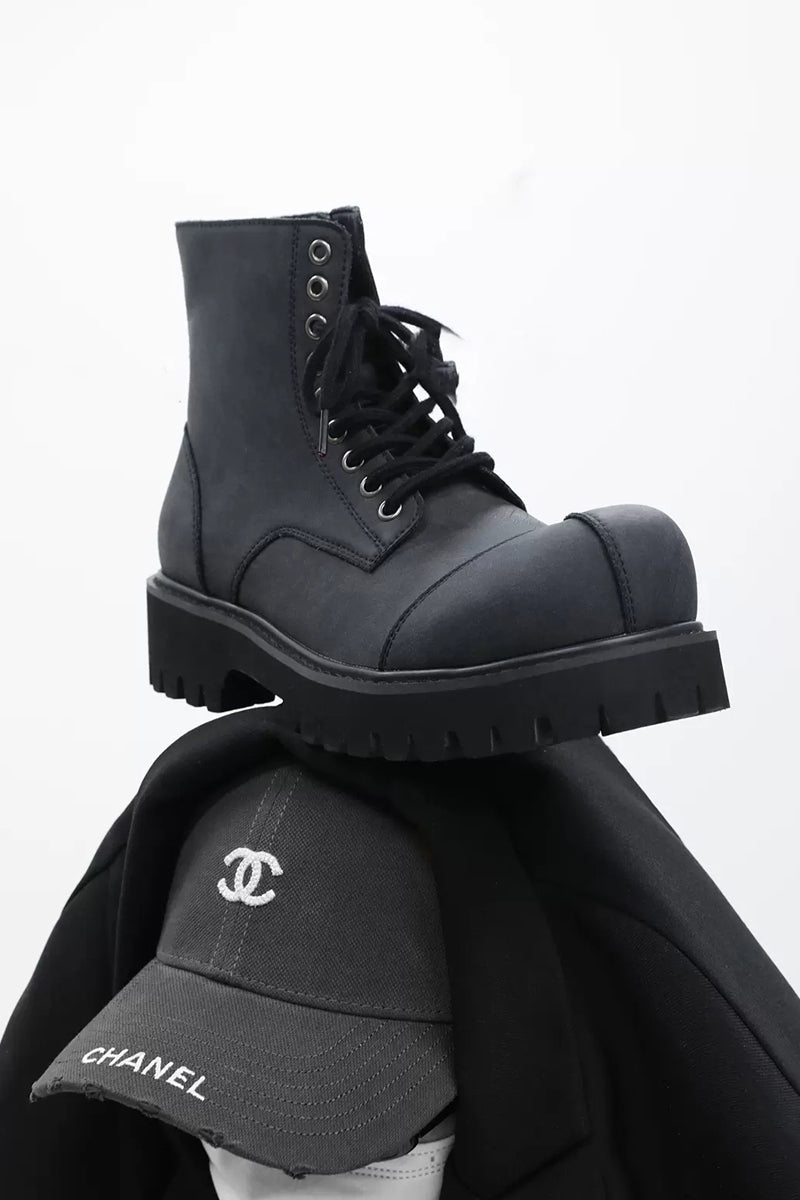 Deconstructed Platform Martin Boots