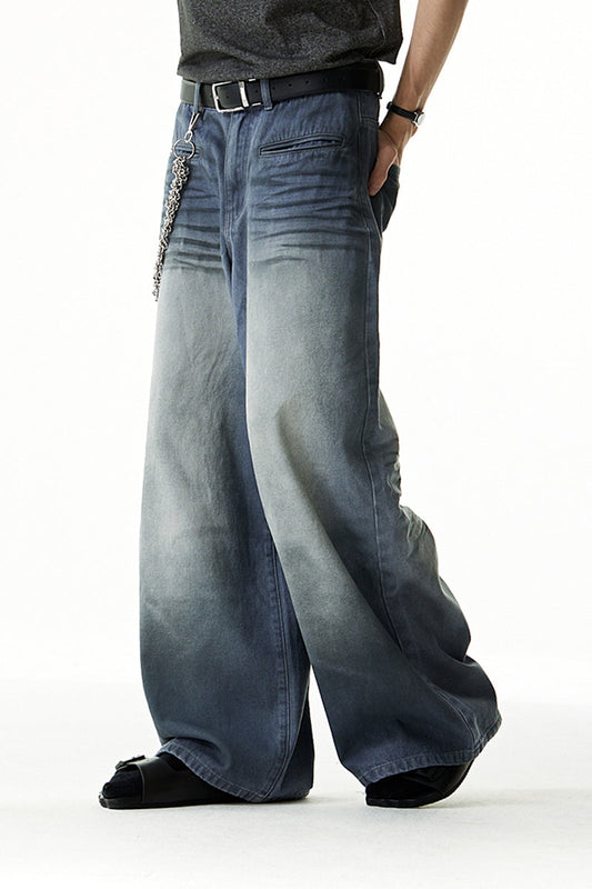 Basic Crinkle Whisker Wash Jeans