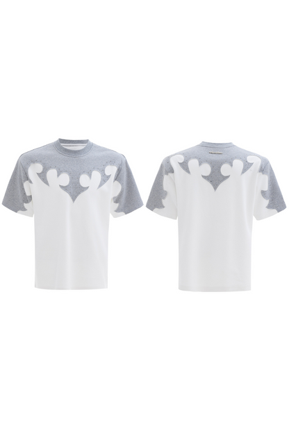 Burnout Rhinestone Cotton Tee