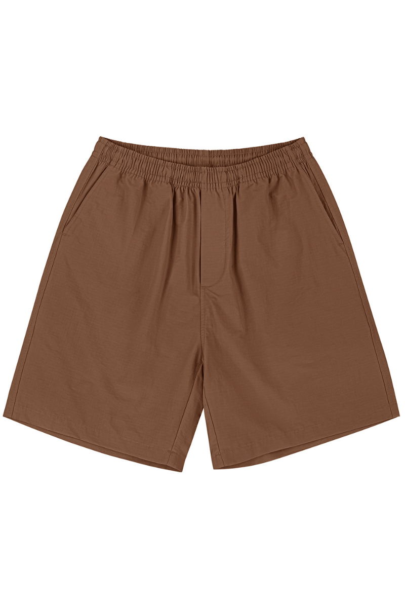 Cotton Blend Beach Shorts