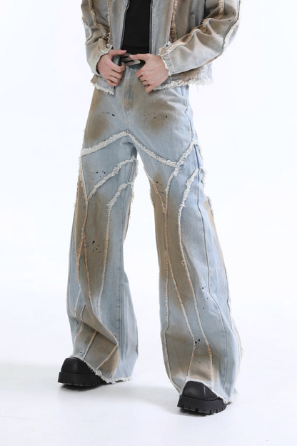 Distressed Denim Jeans