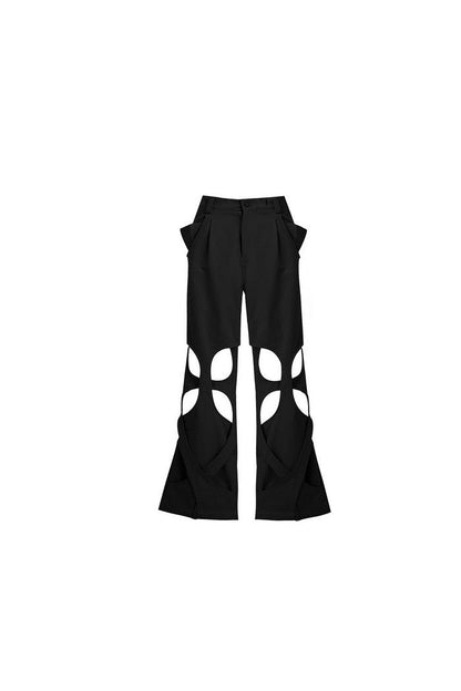 Deconstructed Twisted Loose Trousers