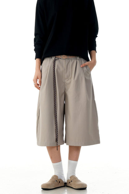Apricot Pleated Shorts