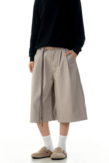 Apricot Pleated Shorts