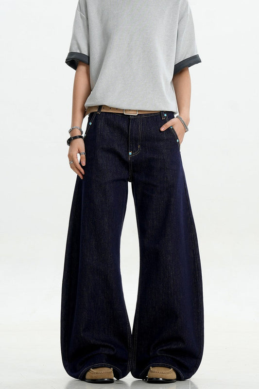 Turquoise Stud Scythe Jeans