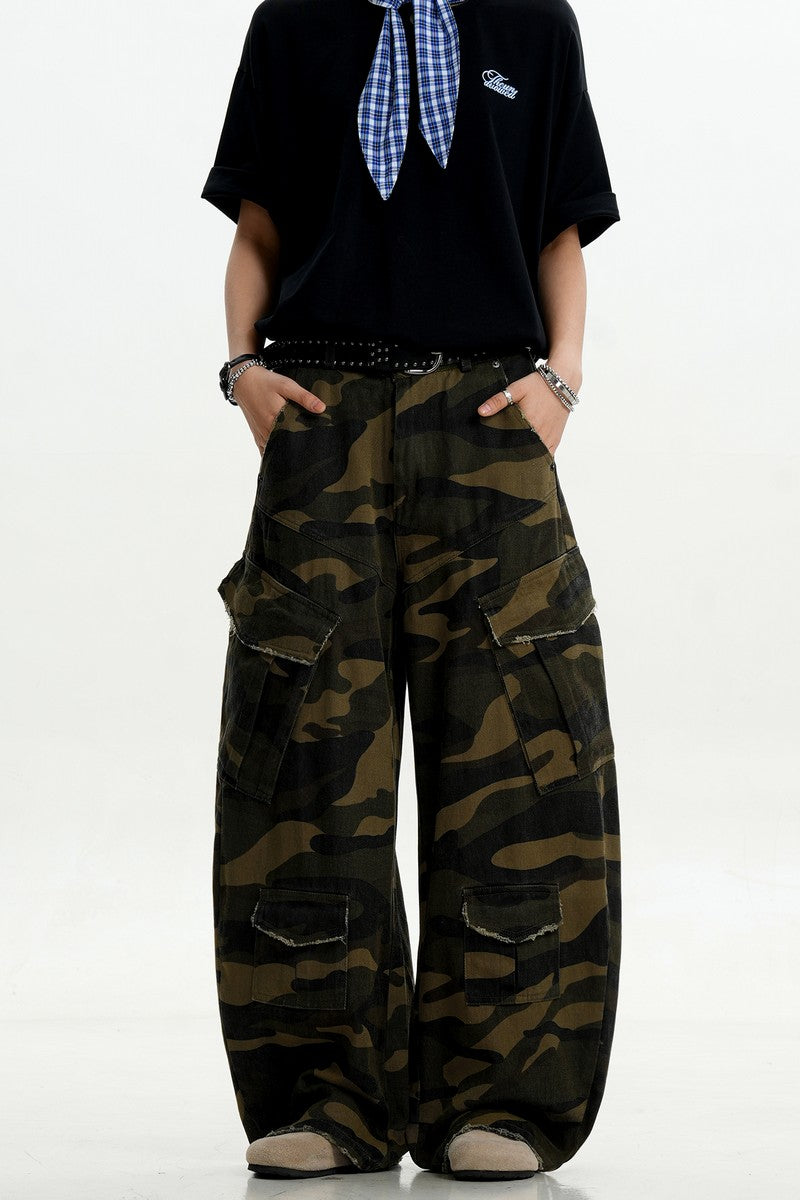Camo Pocket Cargo Pants