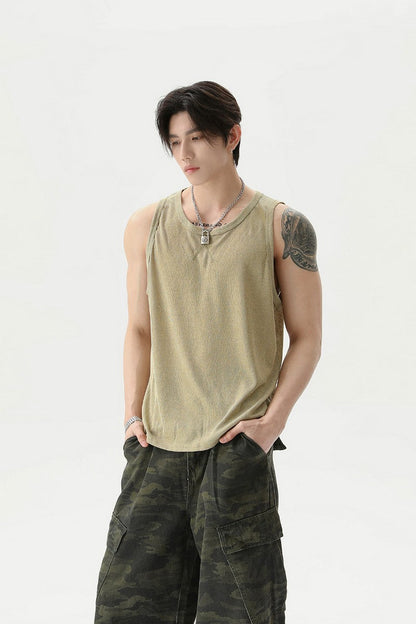 Vintage Sleeveless Pullover Vest