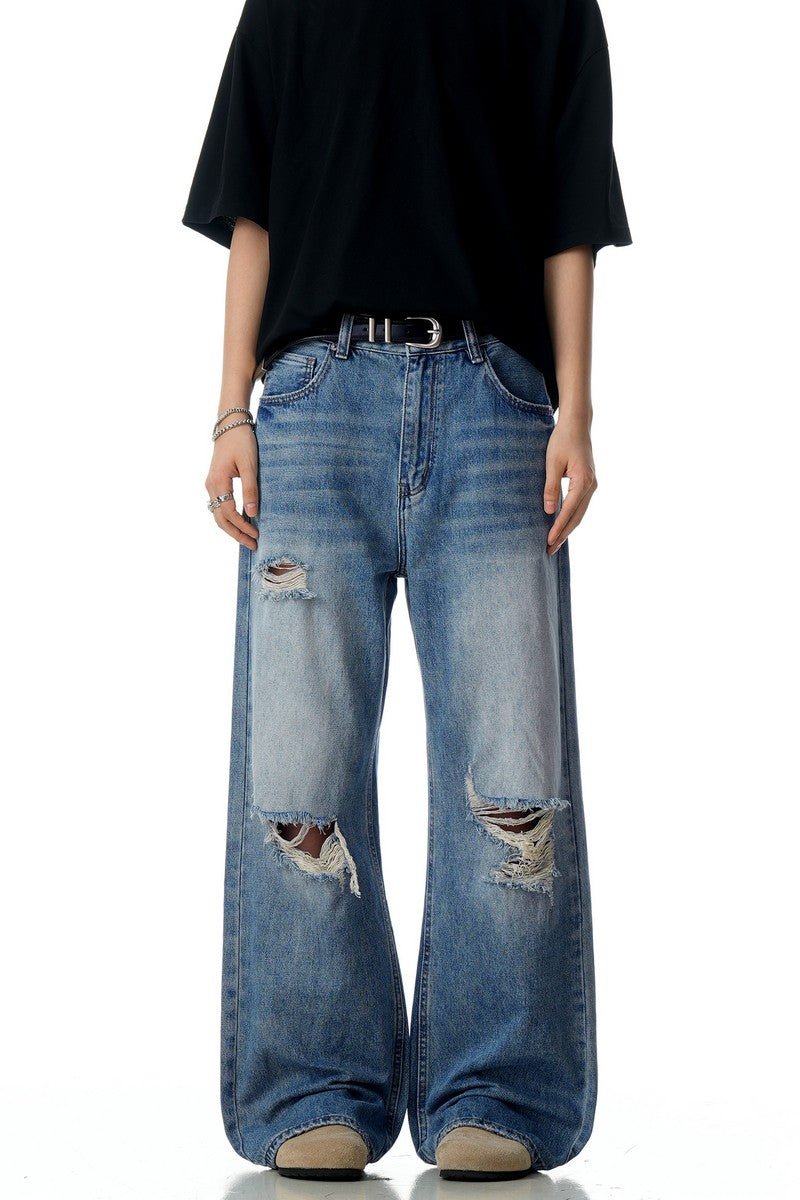 Washed Blue Vintage Jeans