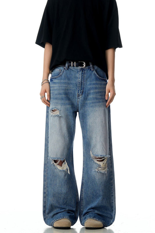 Washed Blue Vintage Jeans