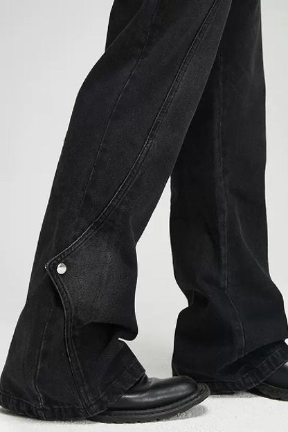 Retro Straight Flared Jeans