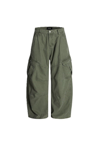Army Green Pocket Cargo Pants