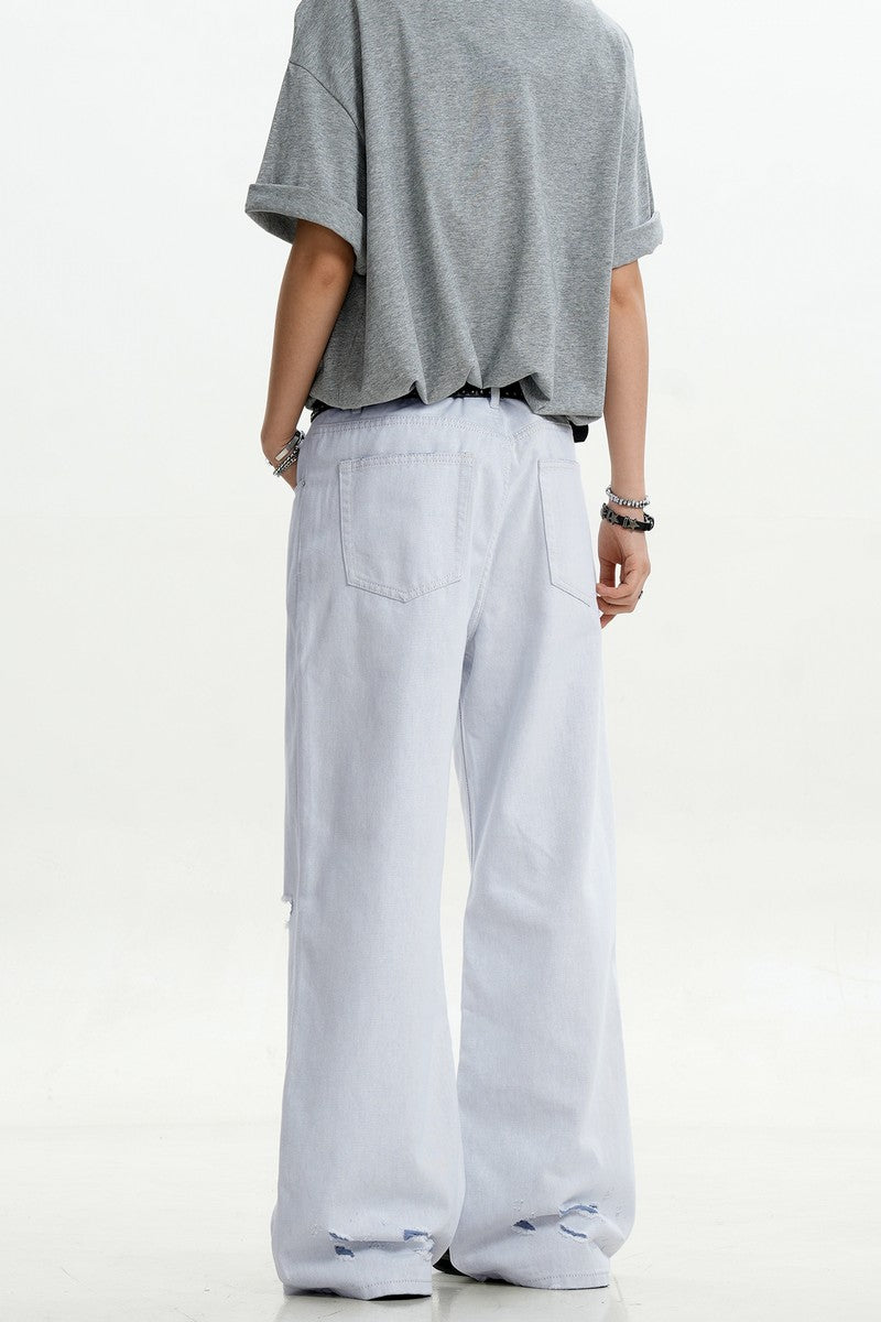 Ripped Washed Cleanfit Jeans