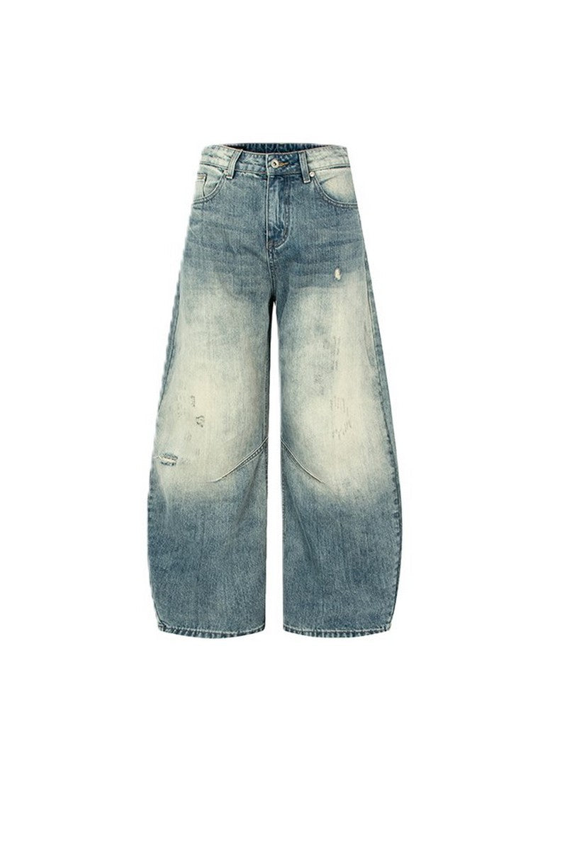 Light Blue Textured Scythe Jeans