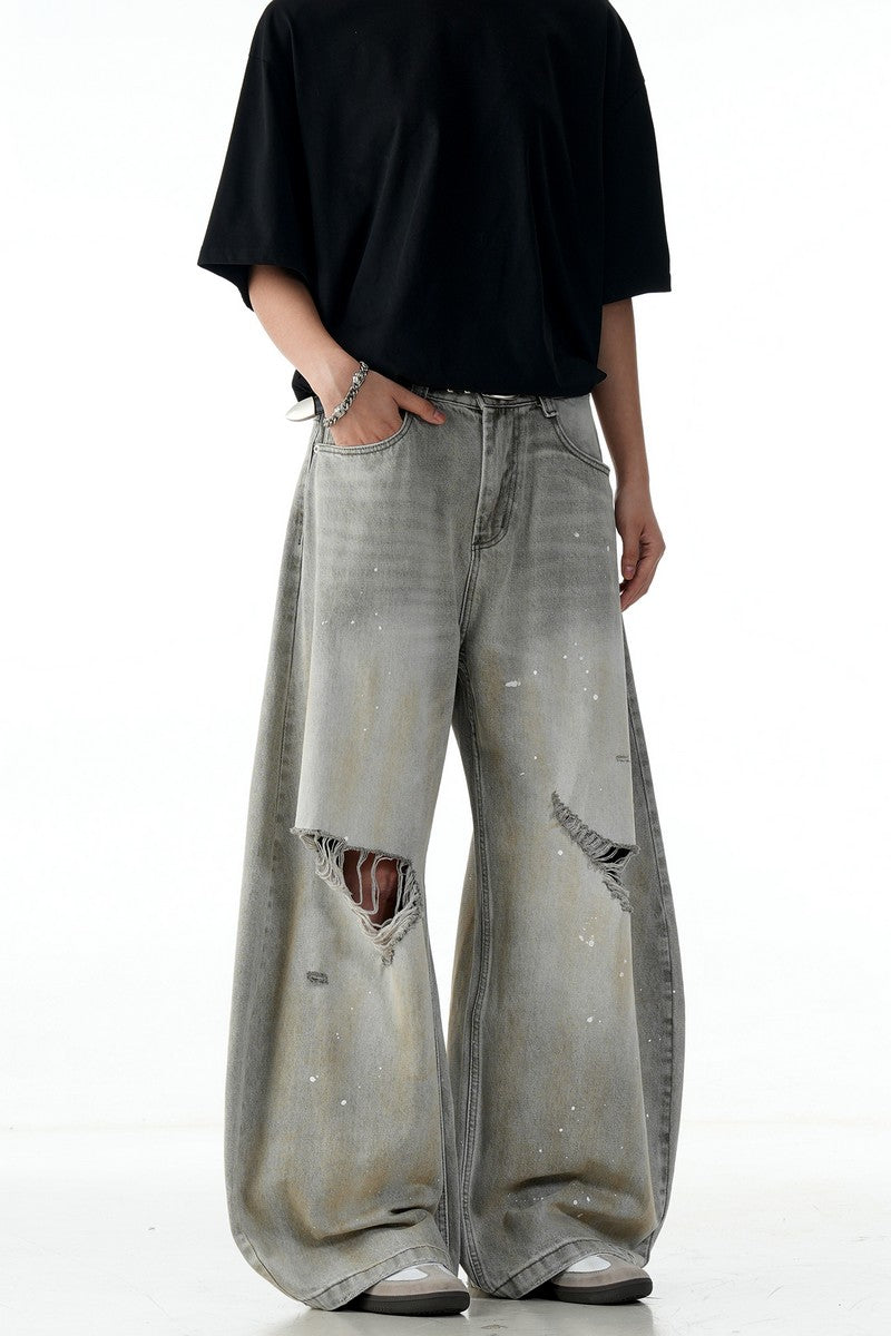 Paint Splatter Blade Jeans