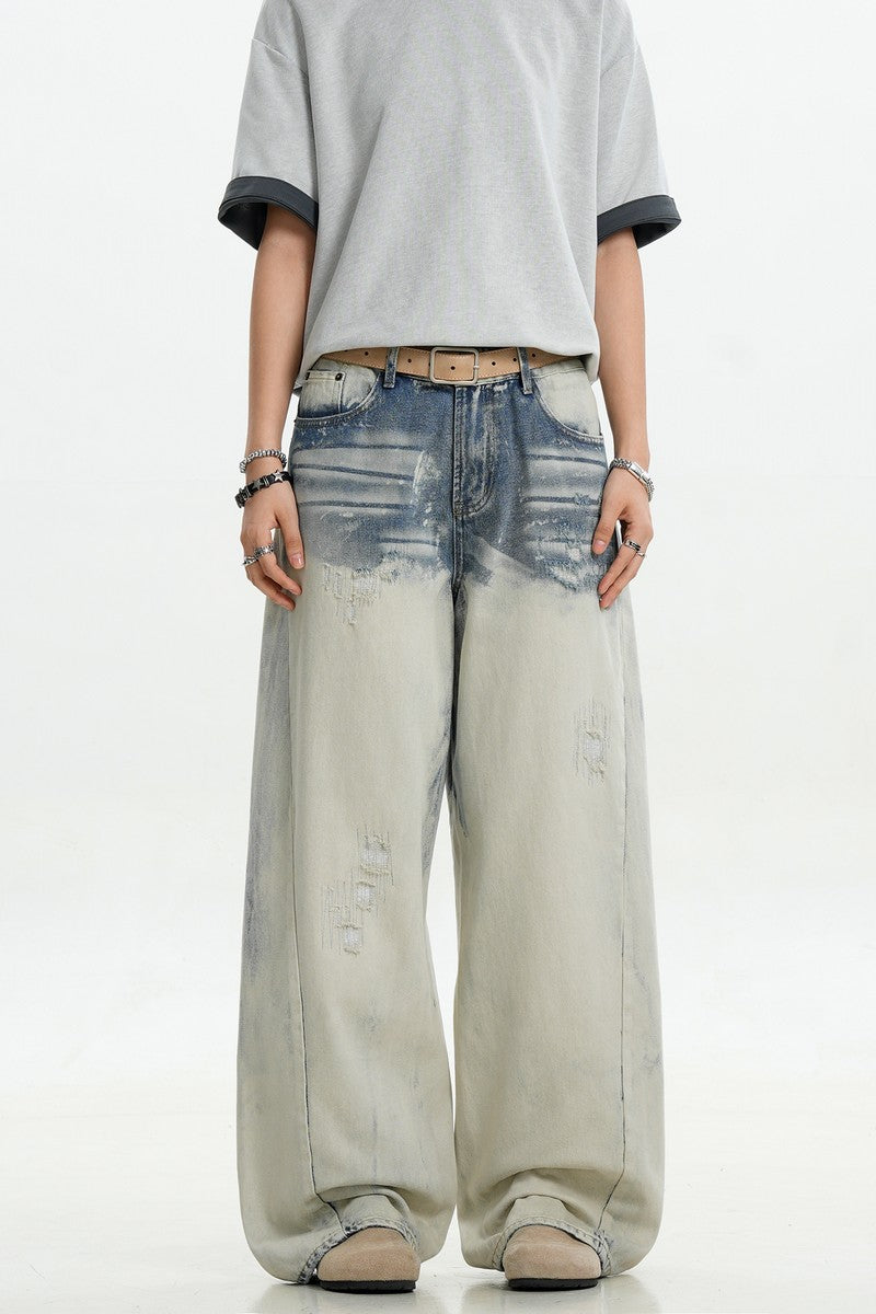 Gradient Cloud Blue Jeans