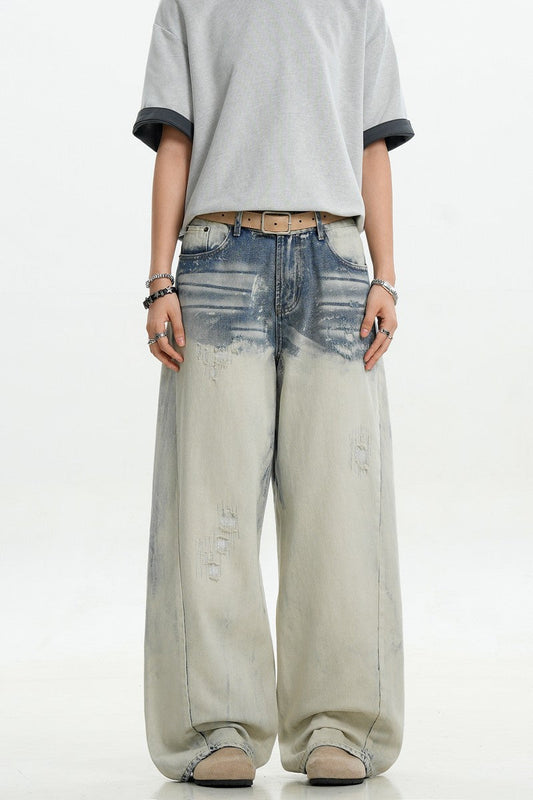 Gradient Cloud Blue Jeans