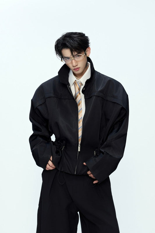 Glossy Cropped Jacket