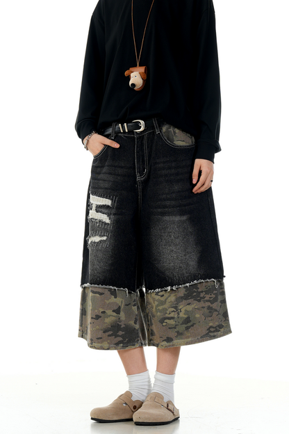 Camo Patch Jorts