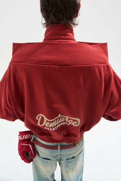 Off Shoulder Inverted Hoodie