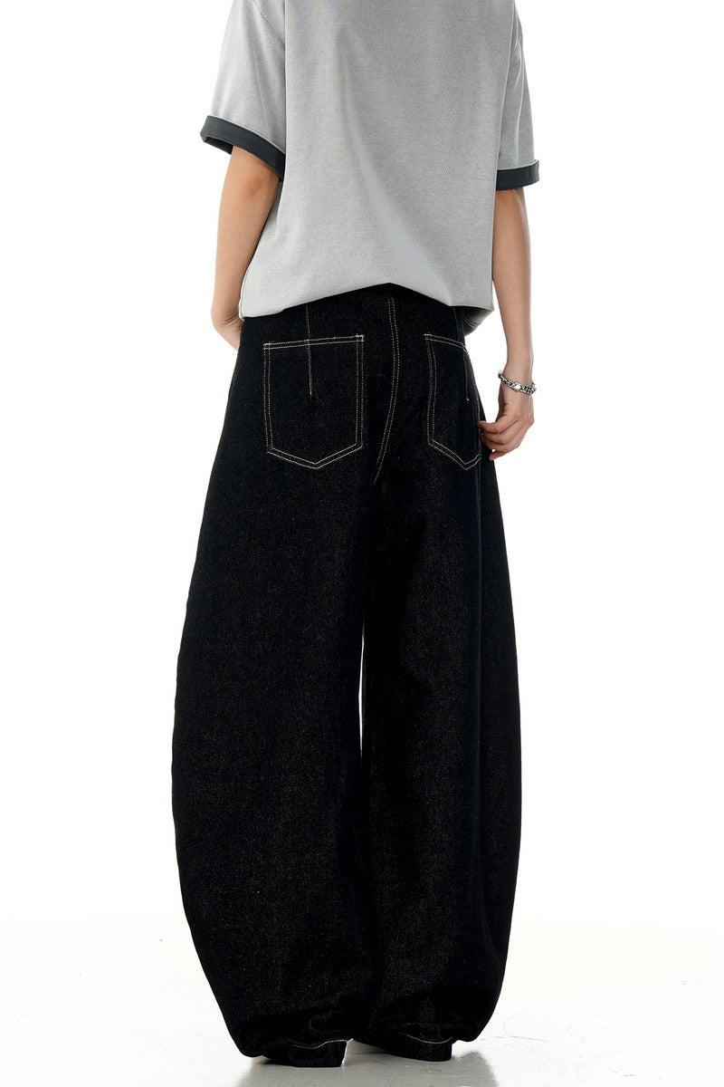 Black Blade Raw Jeans