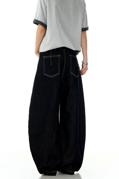 Black Blade Raw Jeans