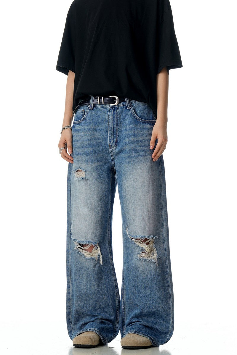 Washed Blue Vintage Jeans