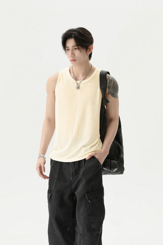 Vintage Sleeveless Pullover Vest