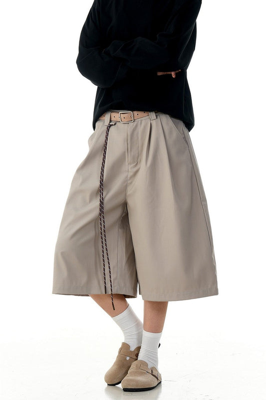 Apricot Pleated Shorts