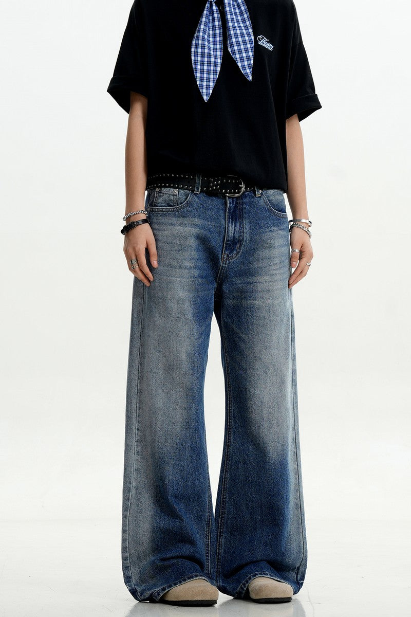 Blue Washed Cleanfit Jeans