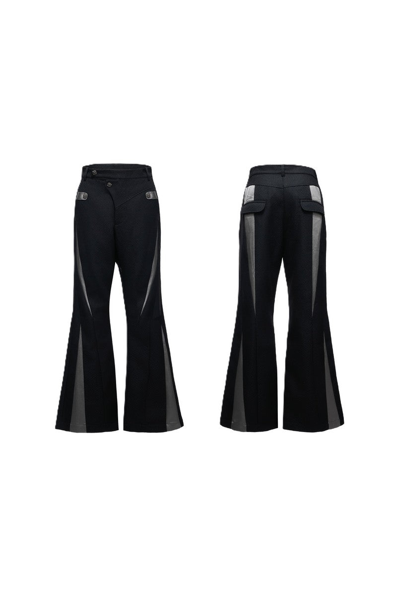 Colorblock Deconstructed Trousers