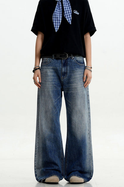 Blue Washed Cleanfit Jeans