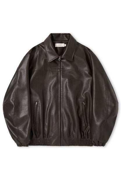 Vintage Oversized Leather Jacket