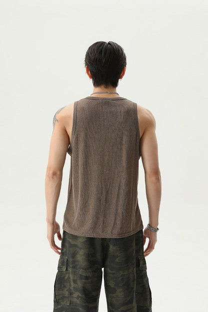 Vintage Sleeveless Pullover Vest