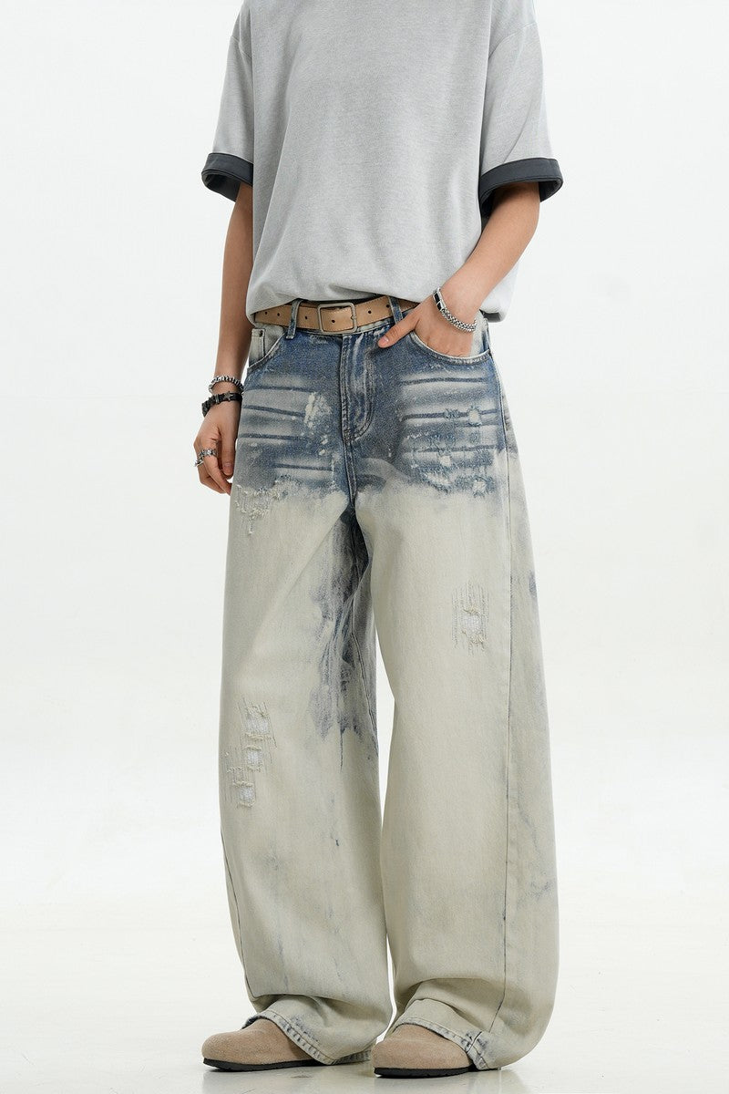 Gradient Cloud Blue Jeans