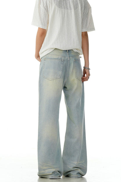 Blue Whisker Jeans