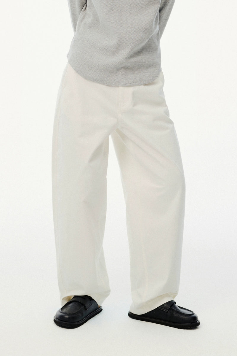 Vintage Cotton Banana Wide-Leg Pants