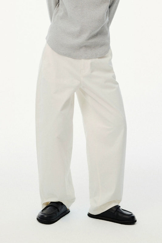 Vintage Cotton Banana Wide-Leg Pants