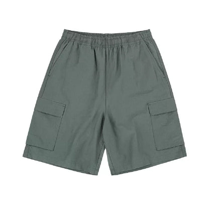 Multi-Pocket Military Cargo Shorts